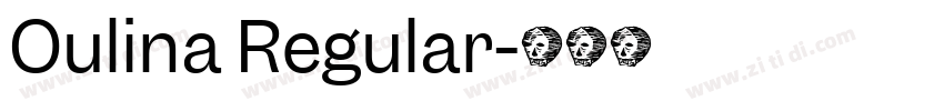 Oulina Regular字体转换